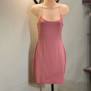 ReVamped Rose Peach Women’s Fitted Sexy Dress